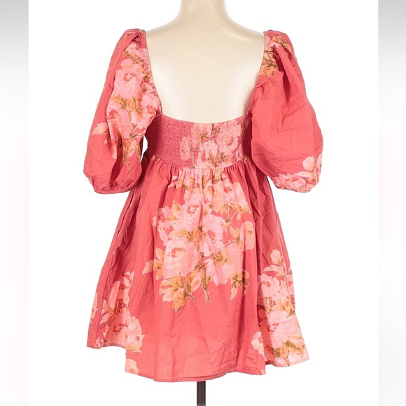 Free People Pink Floral Mini Dress - Picture 2 of 2